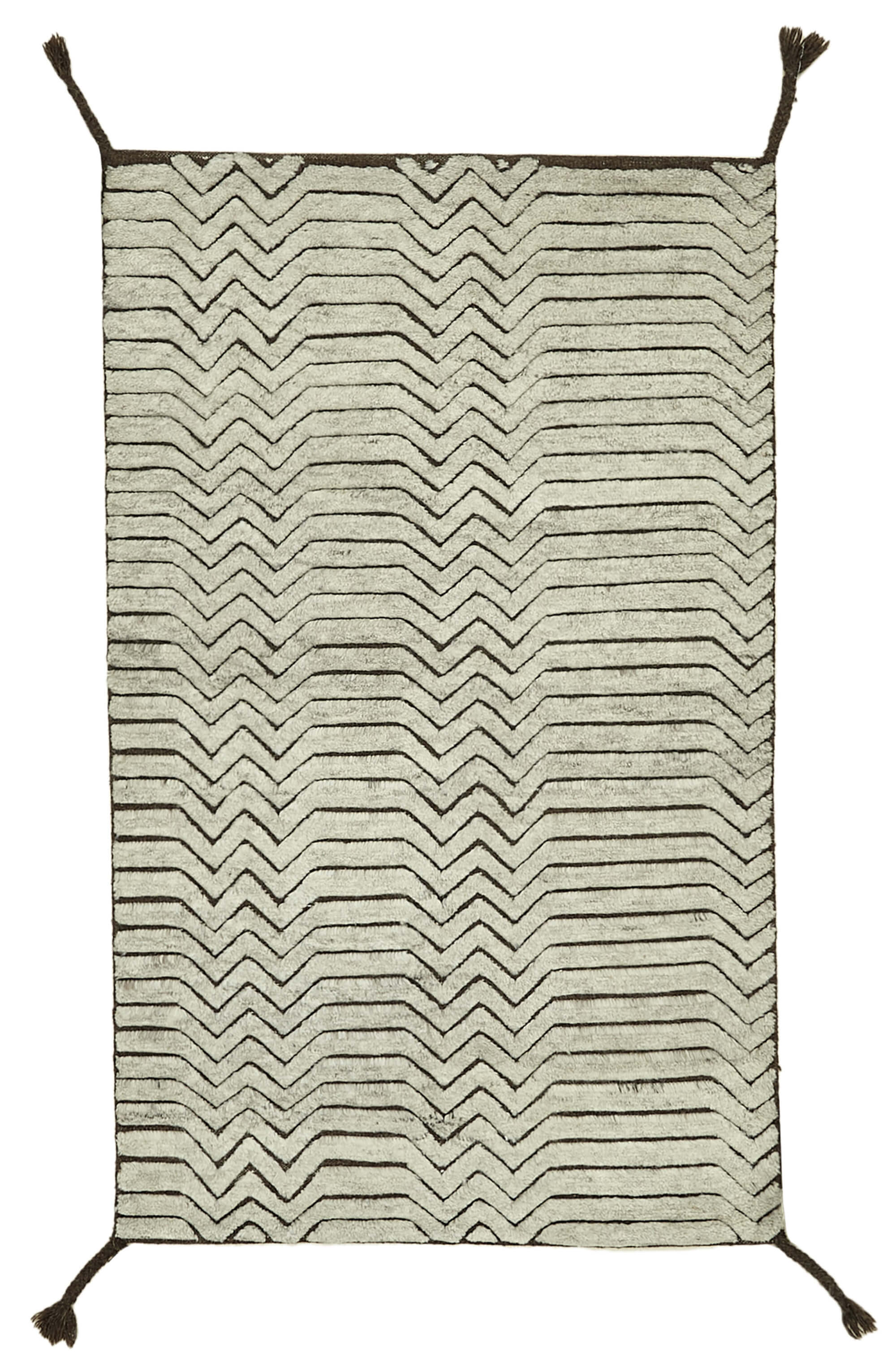 3x5 Beige Moroccan Runner Rug - 39798