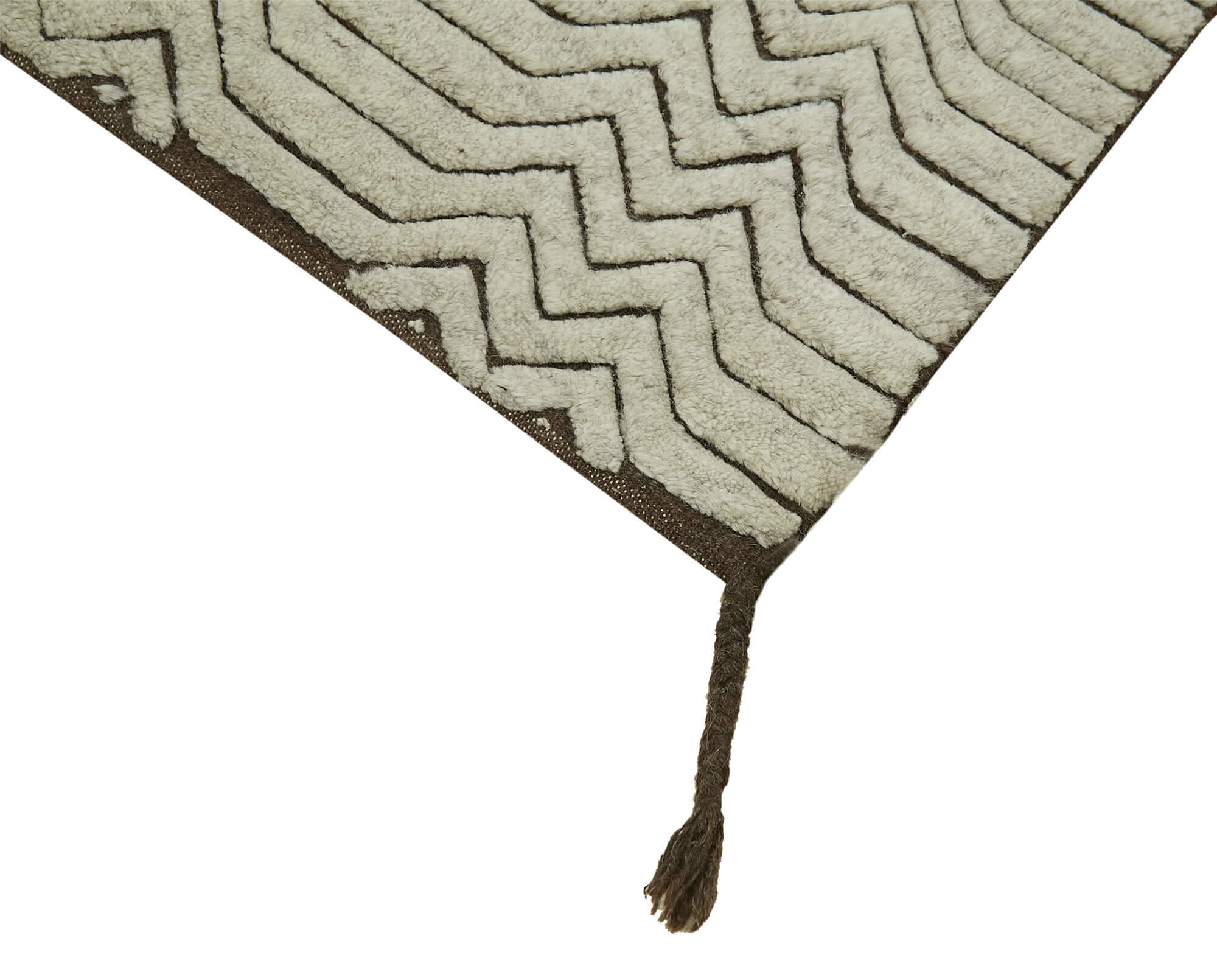 3x5 Beige Moroccan Runner Rug - 39798