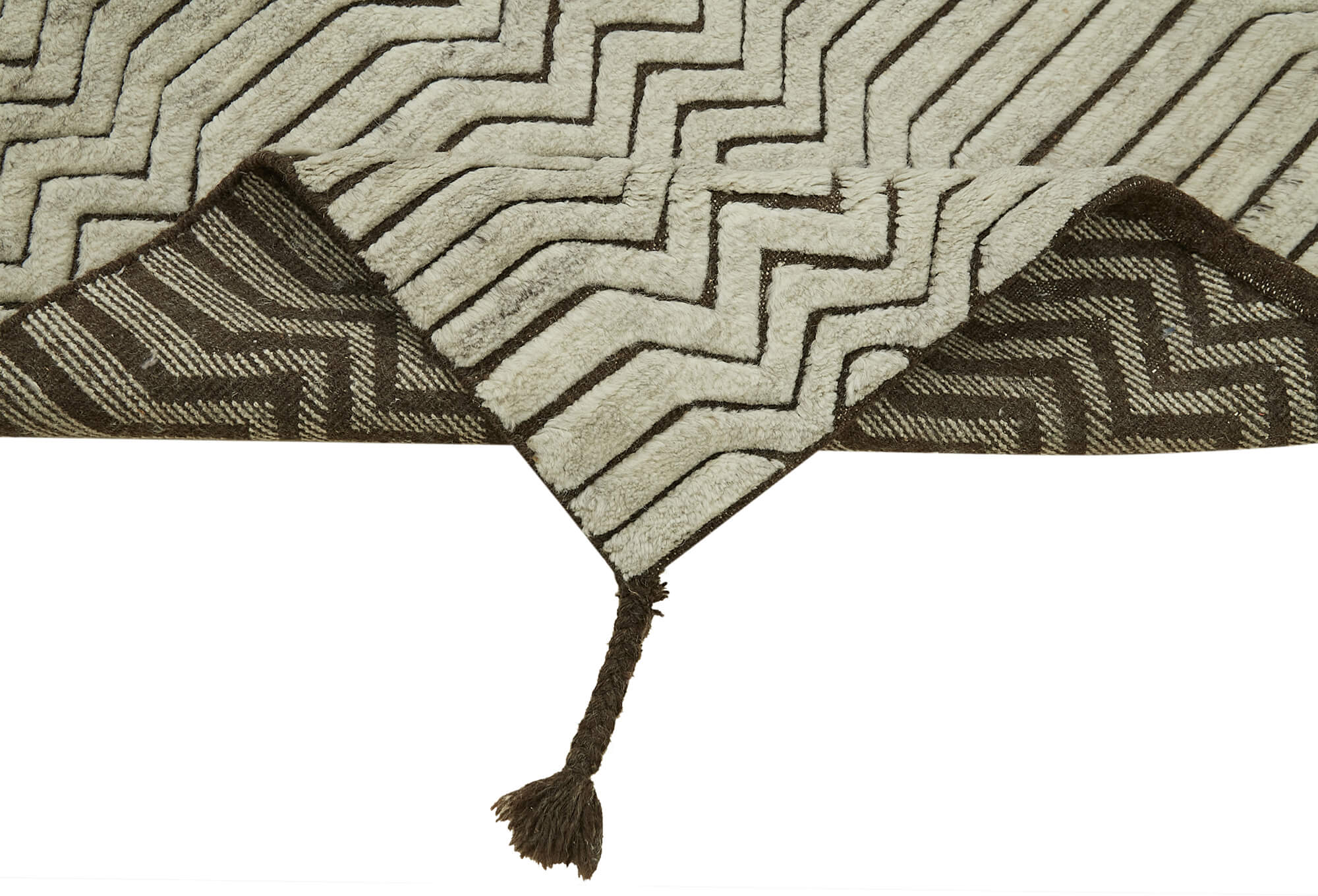 3x5 Beige Moroccan Runner Rug - 39798