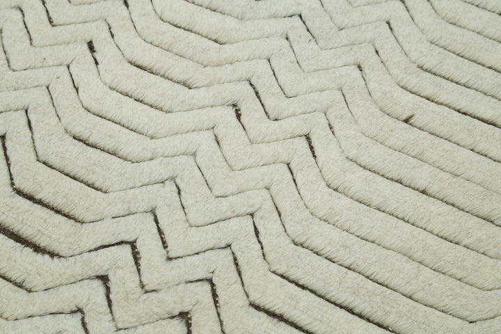 3x5 Beige Moroccan Runner Rug - 39800