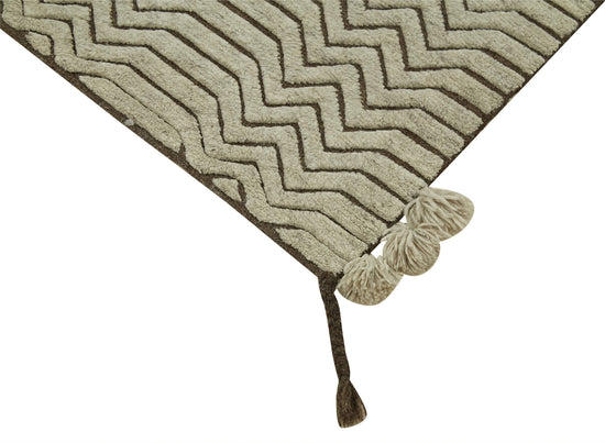 3x5 Beige Moroccan Runner Rug - 39802