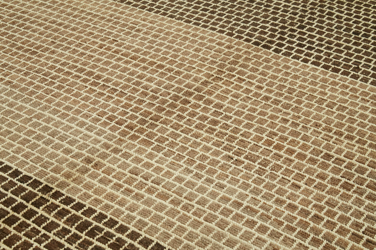 9x12 Brown Moroccan Rug - 39874