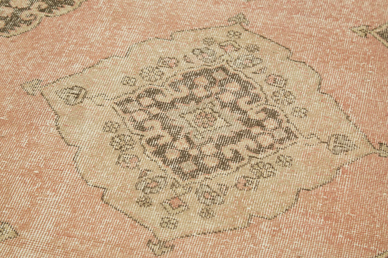 4x11 Beige Turkish Vintage Runner Rug - 39878