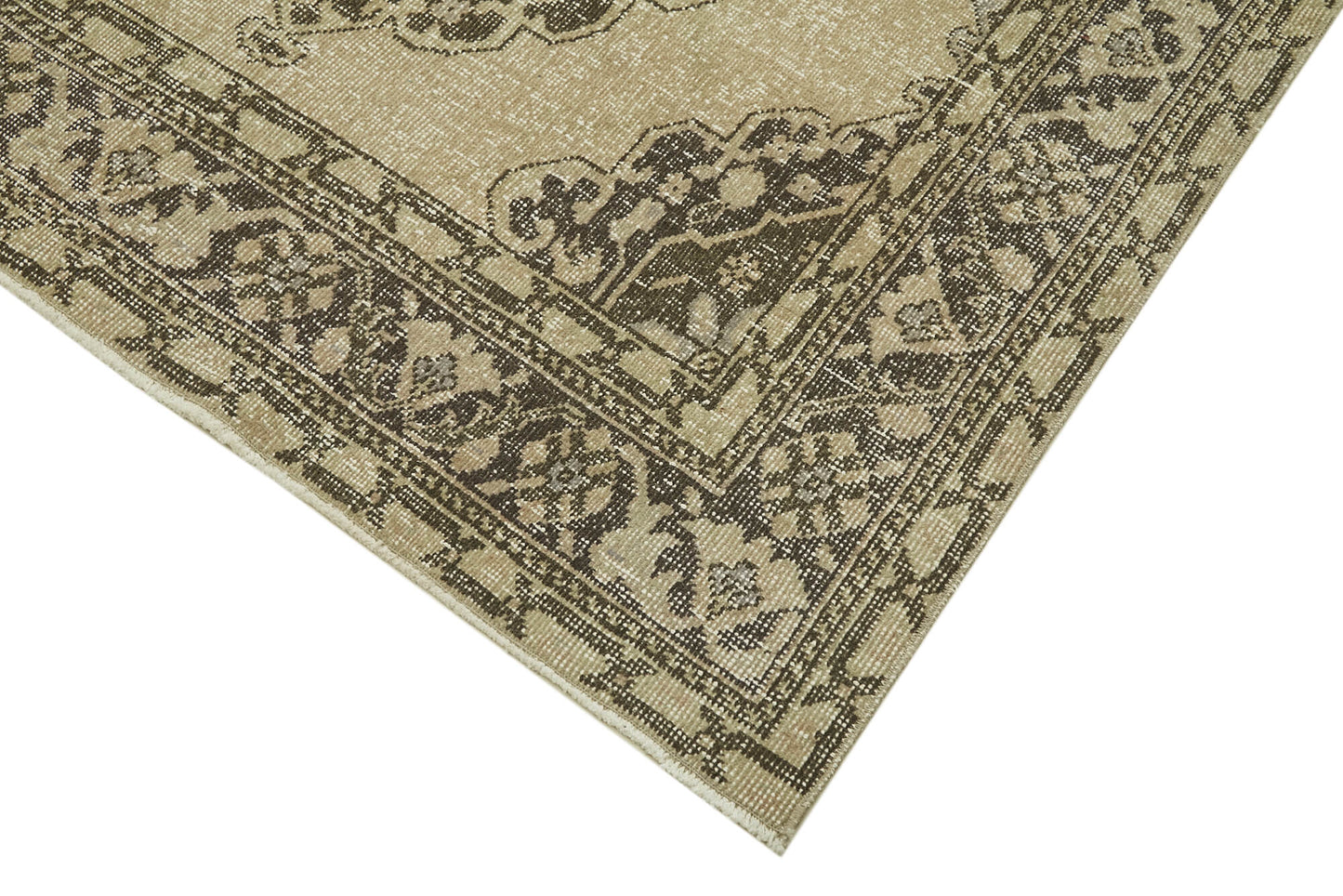 5x13 Beige Turkish Vintage Runner Rug - 39879