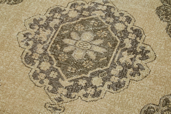 5x13 Beige Turkish Vintage Runner Rug - 39879