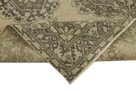 5x13 Beige Turkish Vintage Runner Rug - 39879