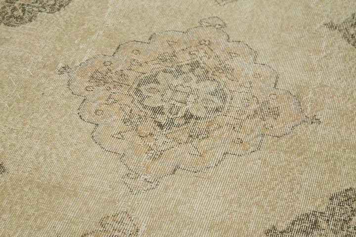 5x13 Beige Turkish Vintage Runner Rug - 39880