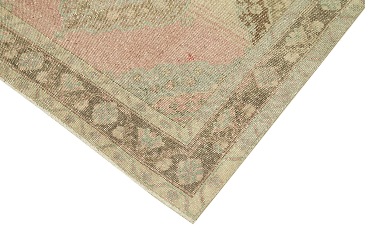5x12 Beige Turkish Vintage Runner Rug - 39881