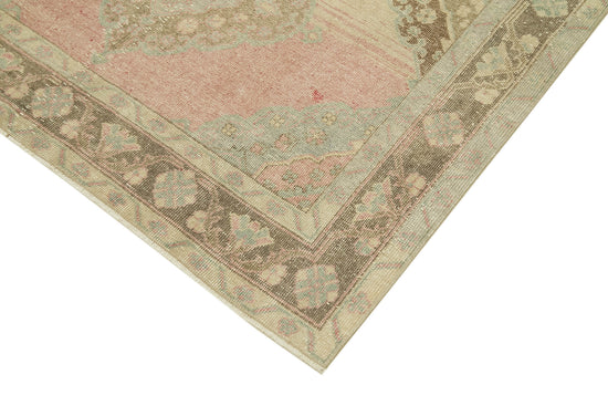 5x12 Beige Turkish Vintage Runner Rug - 39881