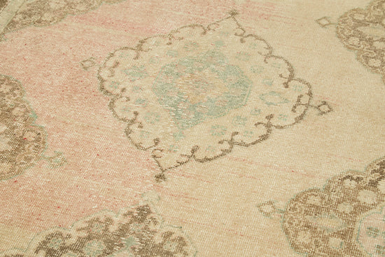 5x12 Beige Turkish Vintage Runner Rug - 39881