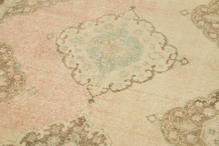 5x12 Beige Turkish Vintage Runner Rug - 39881