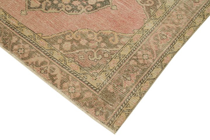 5x12 Beige Turkish Vintage Runner Rug - 39883