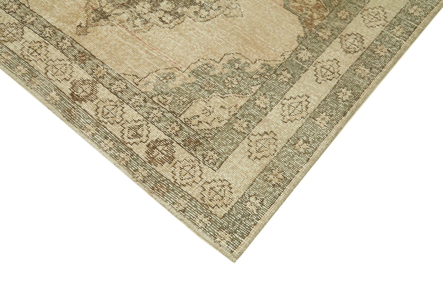 5x11 Beige Turkish Vintage Runner Rug - 39884