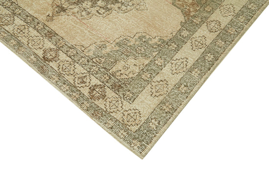 5x11 Beige Turkish Vintage Runner Rug - 39884