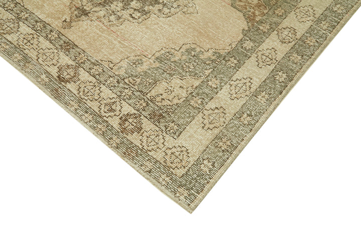 5x11 Beige Turkish Vintage Runner Rug - 39884