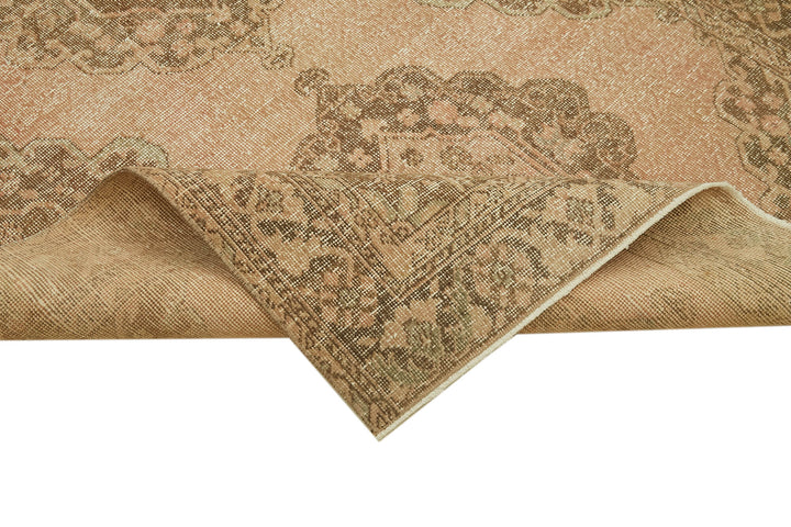 5x13 Beige Turkish Vintage Runner Rug - 39887
