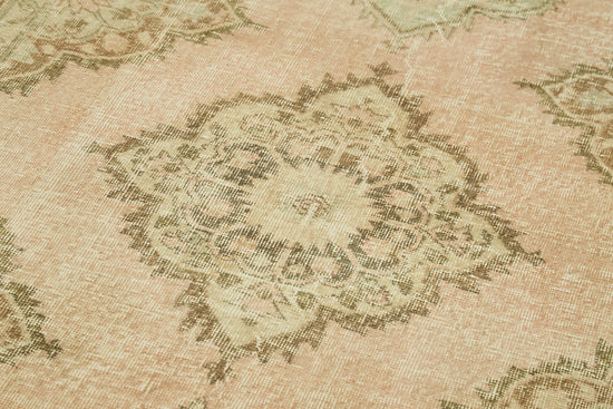 4x13 Beige Turkish Vintage Runner Rug - 39888