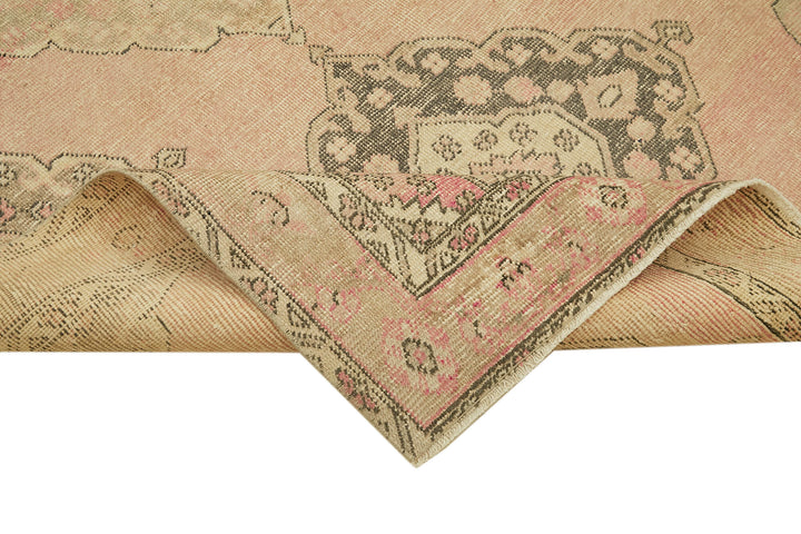 5x13 Beige Turkish Vintage Runner Rug - 39890