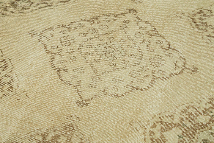 5x13 Beige Turkish Vintage Runner Rug - 39892