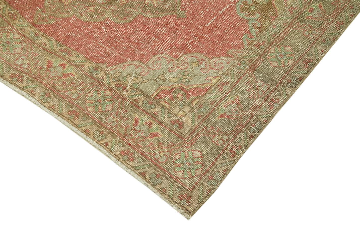 5x12 Beige Turkish Vintage Runner Rug - 39893