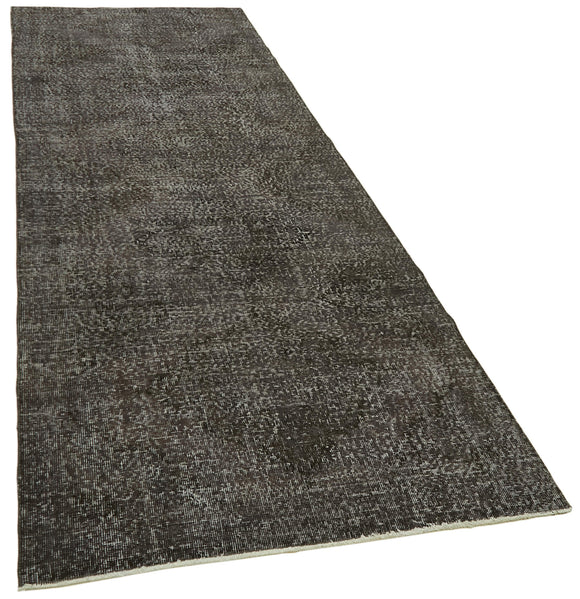 4x12 Grey Turkish Over Dyed Runner Rug - 39894