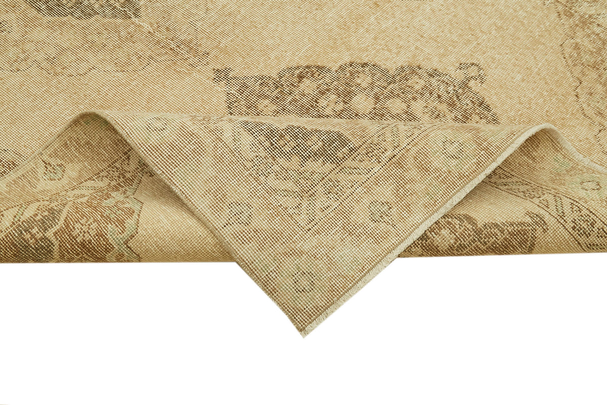 4x12 Beige Turkish Vintage Runner Rug - 39896