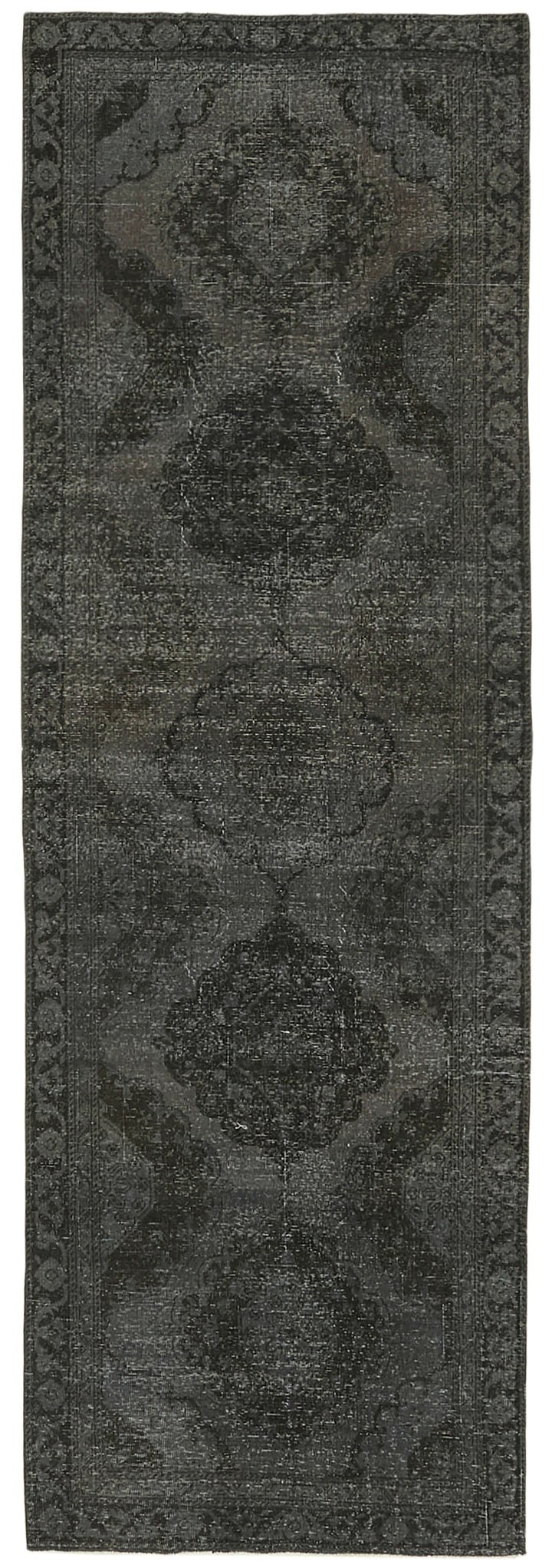 4x12 Grey Turkish Over Dyed Runner Rug - 39898