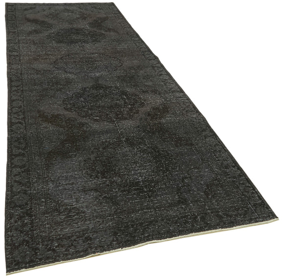 4x12 Grey Turkish Over Dyed Runner Rug - 39898