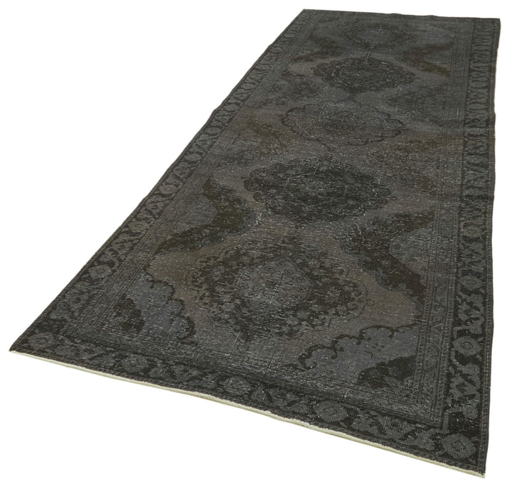 4x12 Grey Turkish Over Dyed Runner Rug - 39898
