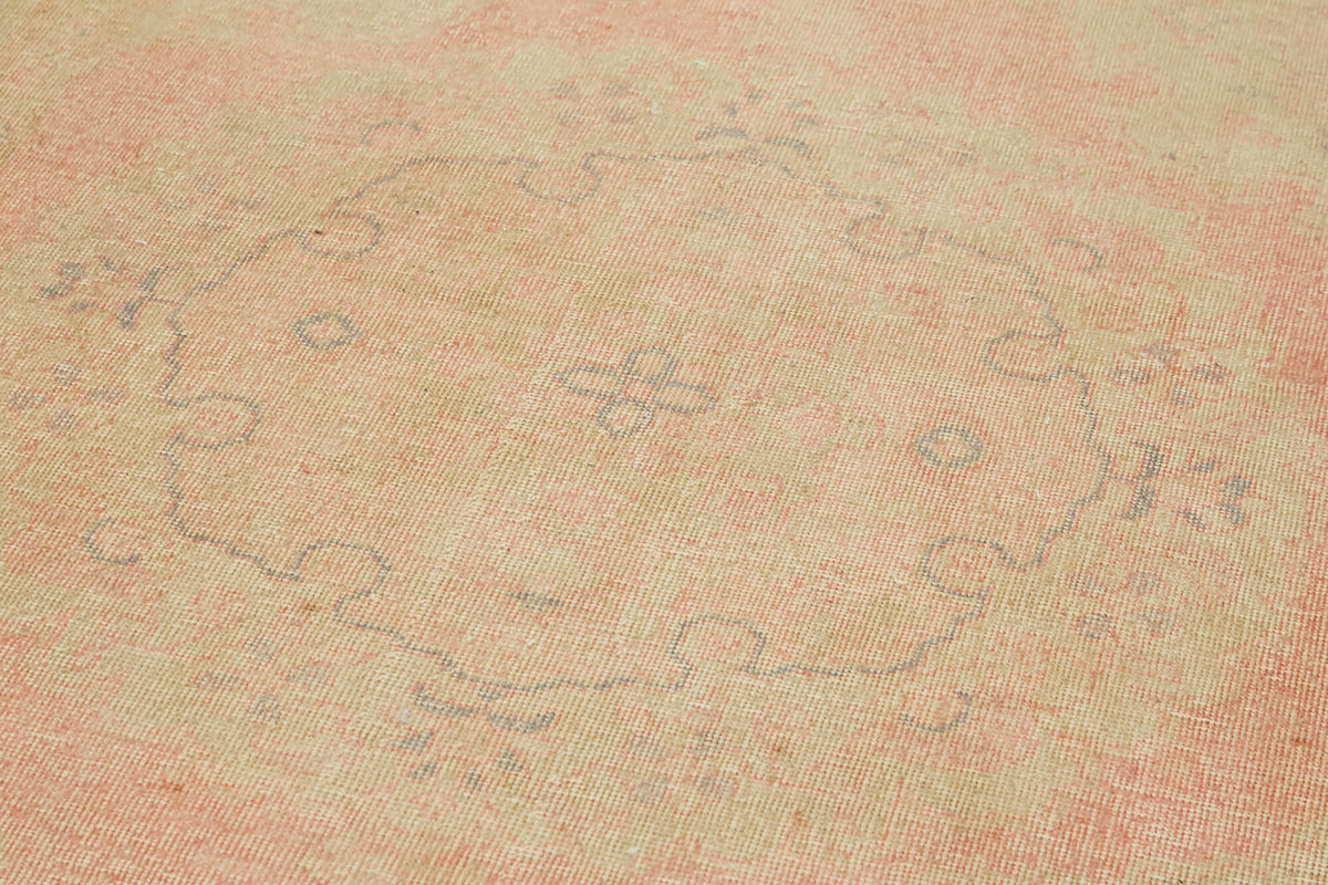 5x14 Beige Turkish Vintage Runner Rug - 39899