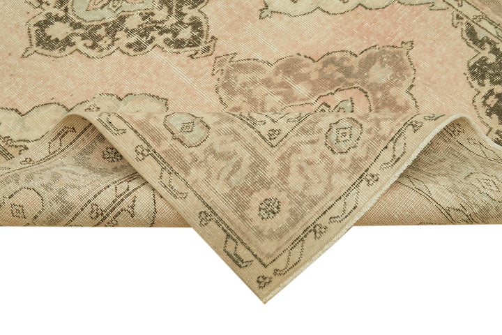 5x11 Beige Turkish Vintage Runner Rug - 39900