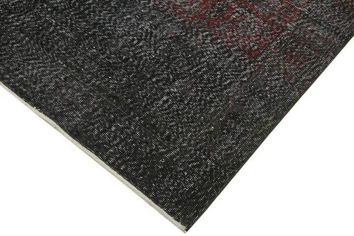 5x12 Black Turkish Over Dyed Runner Rug - 39901