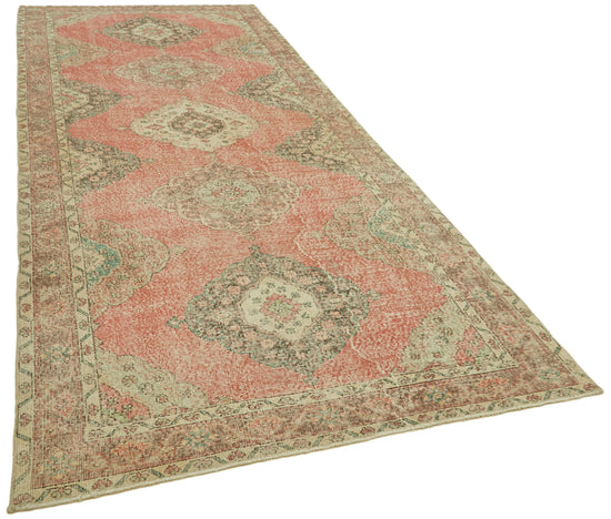 5x13 Beige Turkish Vintage Runner Rug - 39903