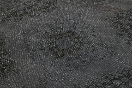 4x13 Grey Turkish Over Dyed Runner Rug - 39904