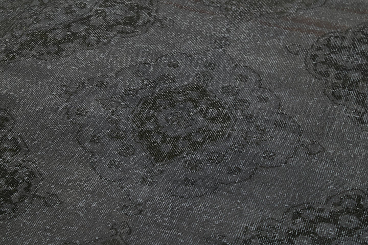 4x13 Grey Turkish Over Dyed Runner Rug - 39904