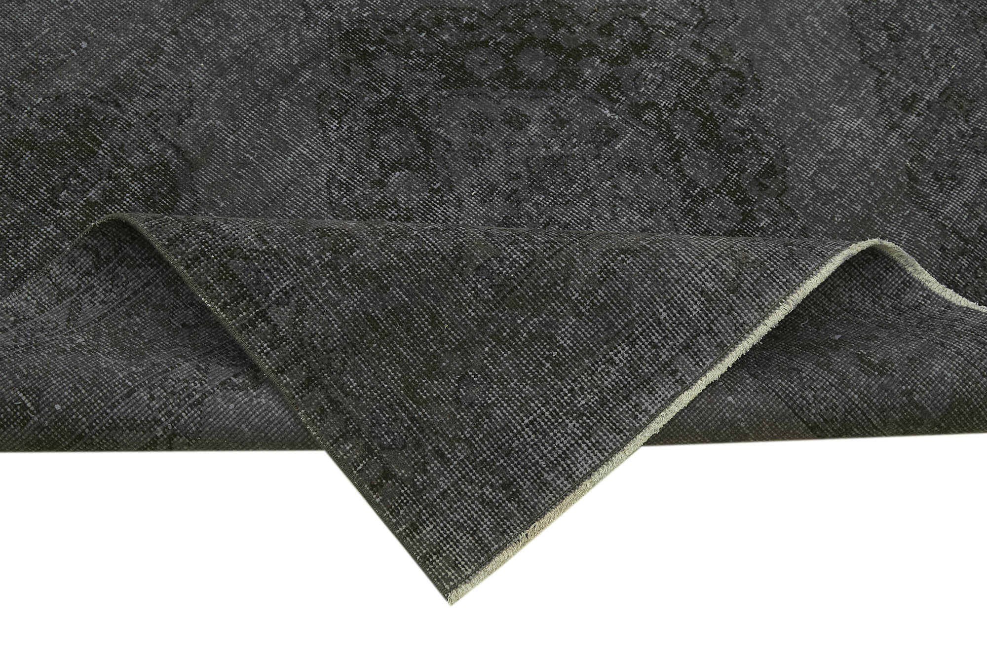 4x13 Grey Turkish Over Dyed Runner Rug - 39904