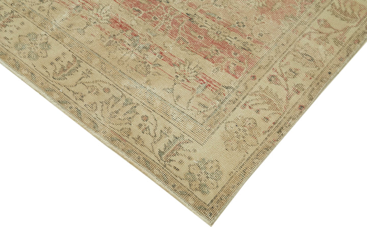 5x12 Beige Turkish Vintage Runner Rug - 39905