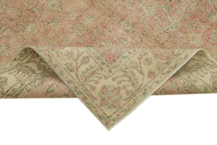 5x12 Beige Turkish Vintage Runner Rug - 39905
