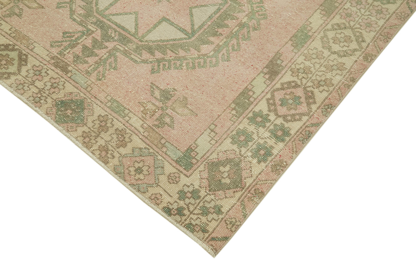 5x13 Beige Turkish Vintage Runner Rug - 39907