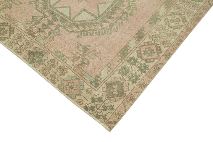 5x13 Beige Turkish Vintage Runner Rug - 39907
