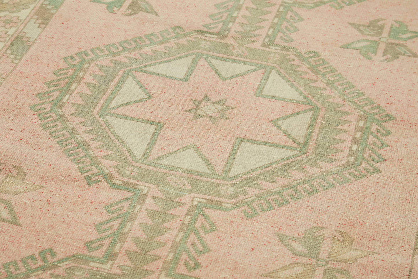 5x13 Beige Turkish Vintage Runner Rug - 39907