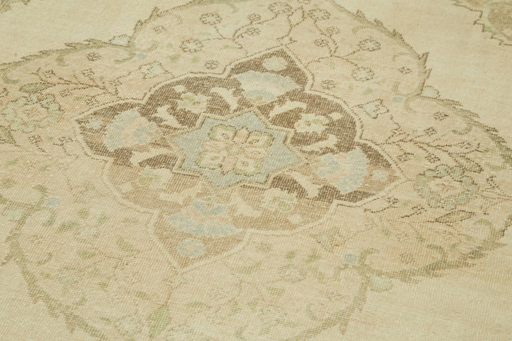 5x13 Beige Turkish Vintage Runner Rug - 39908