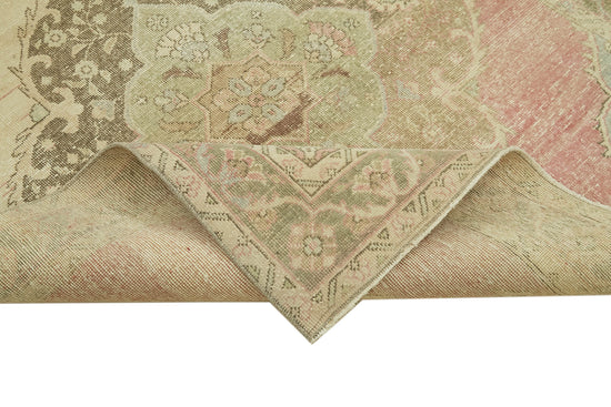 5x13 Beige Turkish Vintage Runner Rug - 39908