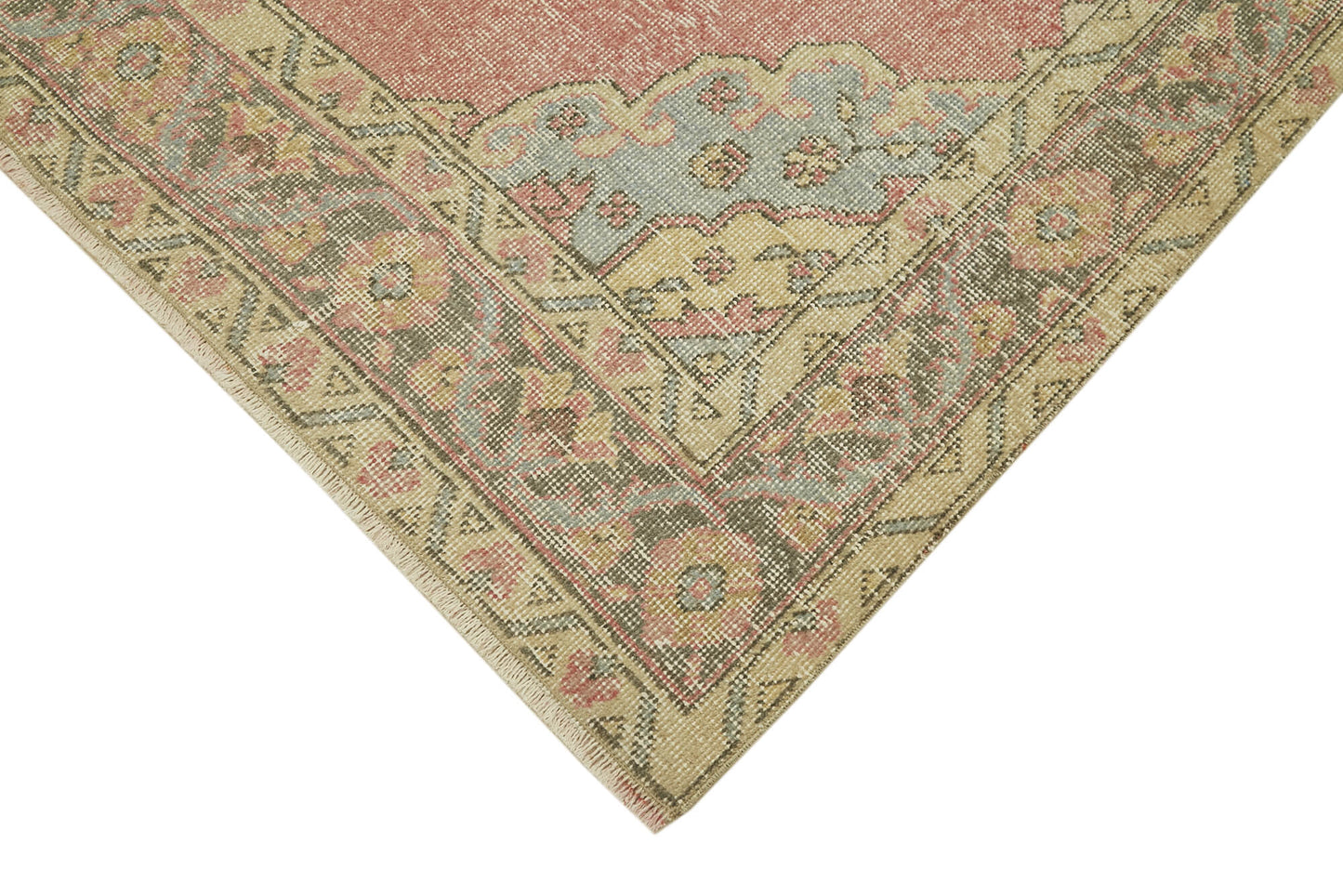 5x12 Beige Turkish Vintage Runner Rug - 39911
