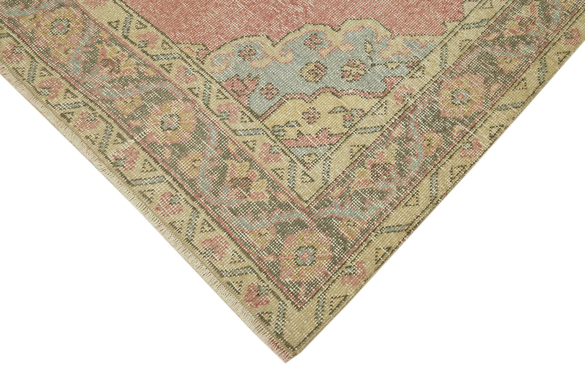 5x12 Beige Turkish Vintage Runner Rug - 39911