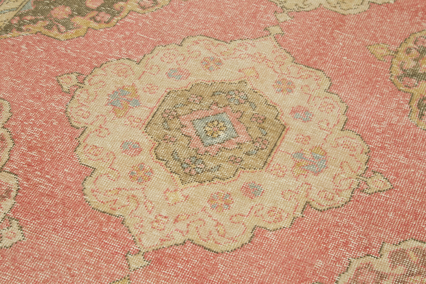 5x12 Beige Turkish Vintage Runner Rug - 39911