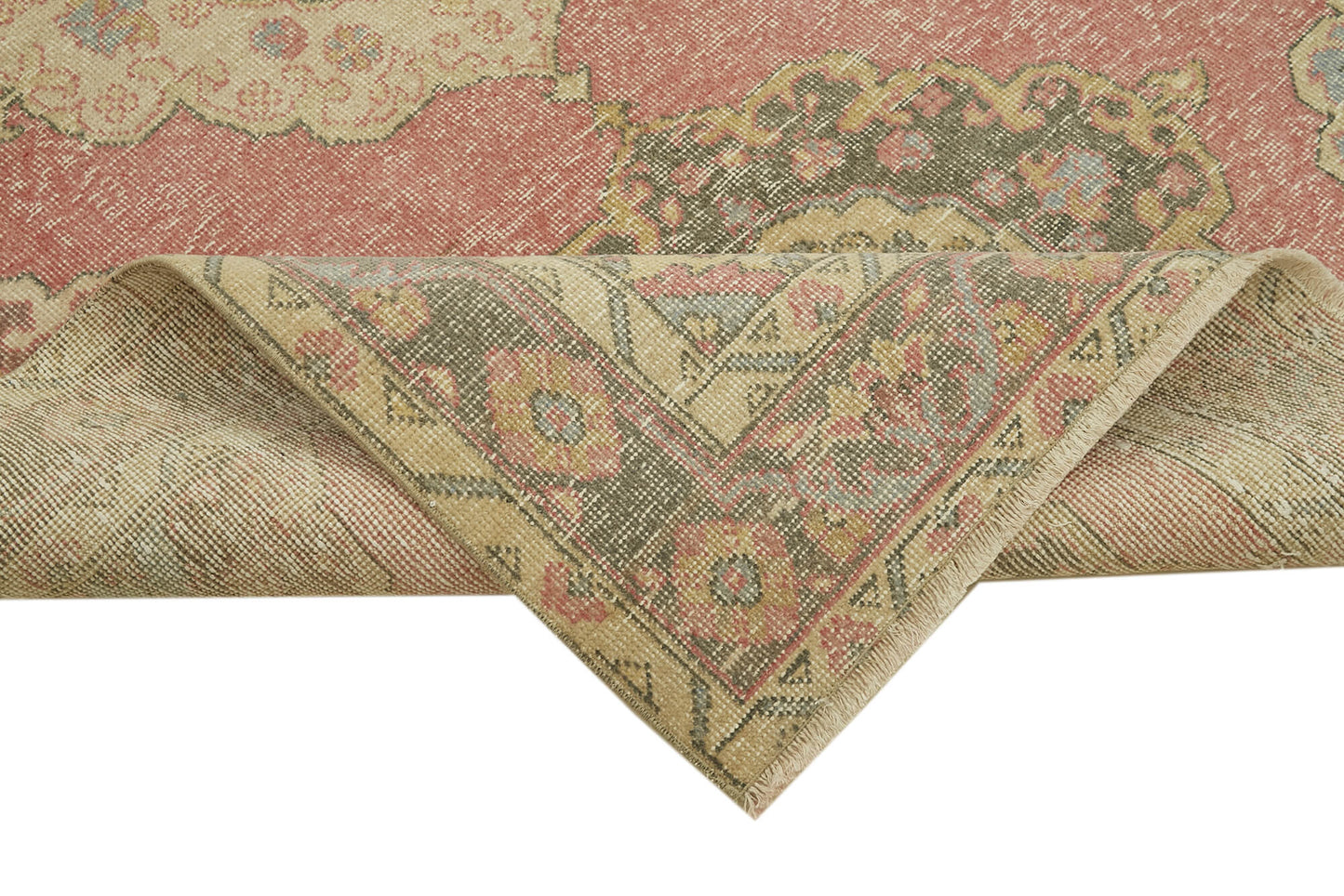 5x12 Beige Turkish Vintage Runner Rug - 39911