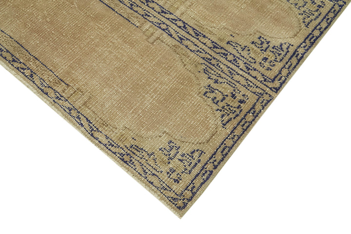 5x11 Beige Turkish Vintage Runner Rug - 39914