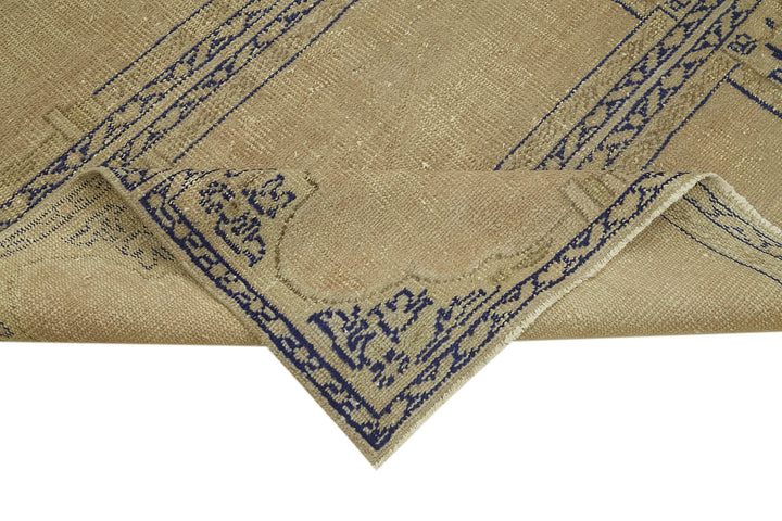 5x11 Beige Turkish Vintage Runner Rug - 39914