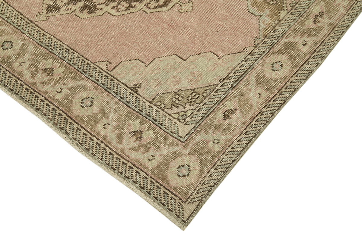 5x13 Beige Turkish Vintage Runner Rug - 39915
